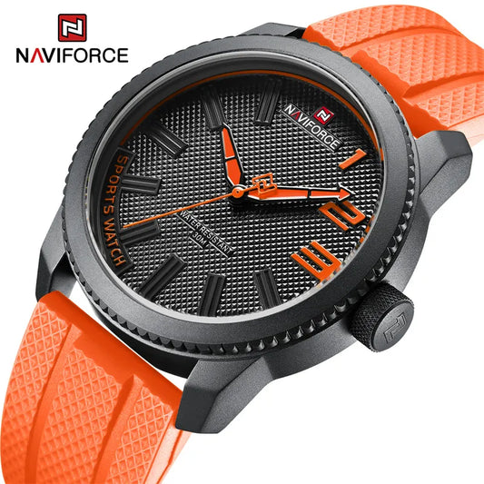 Relógio Masculino NAVIFORCE NF9202T - Elegância e Resistência com Design Militar.